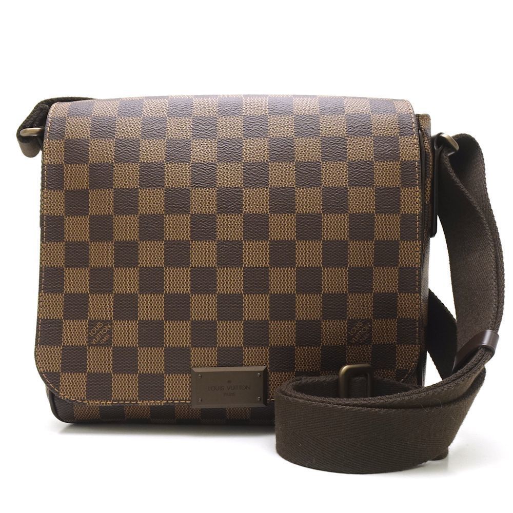 Louis Vuitton Damier District PM Ebene Diagonal Brown